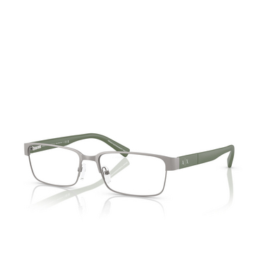 Armani Exchange AX1017 6045 matte gunmetal - tre quarti