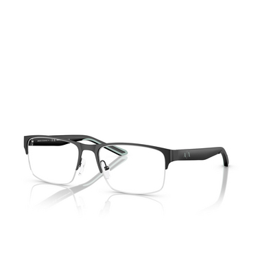 Occhiali da vista Armani Exchange AX1068 6000 matte black - tre quarti