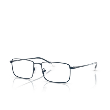 Occhiali da vista Armani Exchange AX1069 6099 matte blue - tre quarti