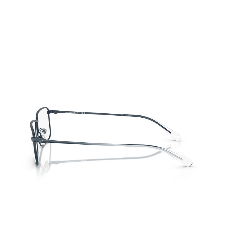 Armani Exchange AX1069 Eyeglasses 6099 matte blue - 3/3