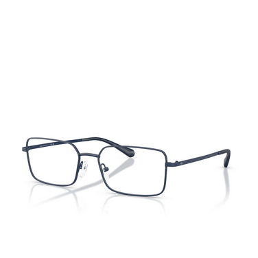 Gafas graduadas Armani Exchange AX1071 6099 matte blue - Vista tres cuartos