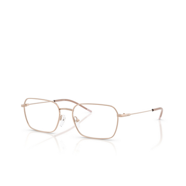Occhiali da vista Armani Exchange AX1072 6103 shiny rose gold - tre quarti
