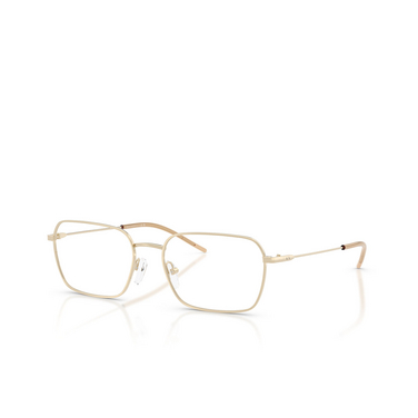 Occhiali da vista Armani Exchange AX1072 6110 shiny pale gold - tre quarti