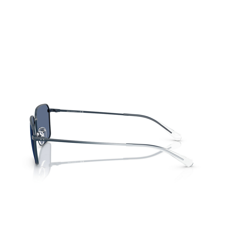 Armani Exchange AX2053S Sunglasses 609980 matte blue - 3/3