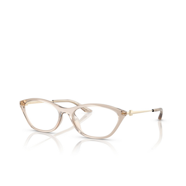 Gafas graduadas Armani Exchange AX3121U 8366 opalescent light beige - Vista tres cuartos