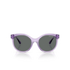 Armani Exchange AX4120S Sunglasses 823687 shiny transparent purple - product thumbnail 1/3