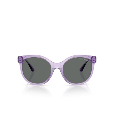 Armani Exchange AX4120S Sunglasses 823687 shiny transparent purple - front view