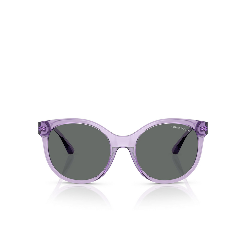 Armani Exchange AX4120S Sunglasses 823687 shiny transparent purple - 1/3