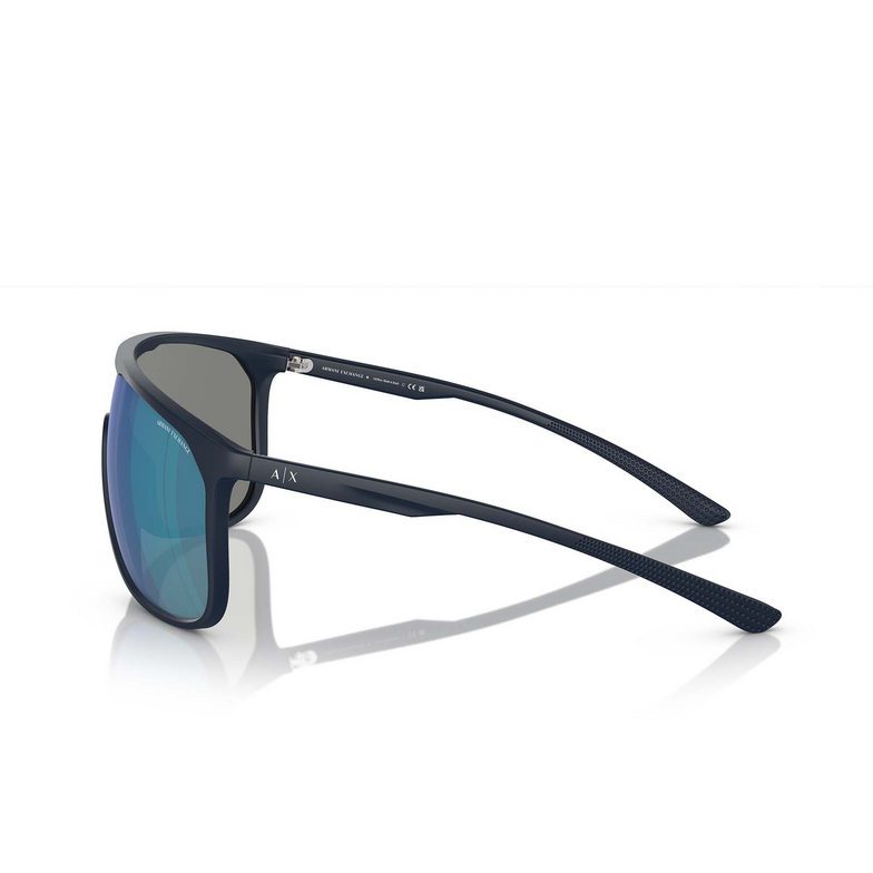 Occhiali da sole Armani Exchange AX4137SU 818155 matte blue - 3/3