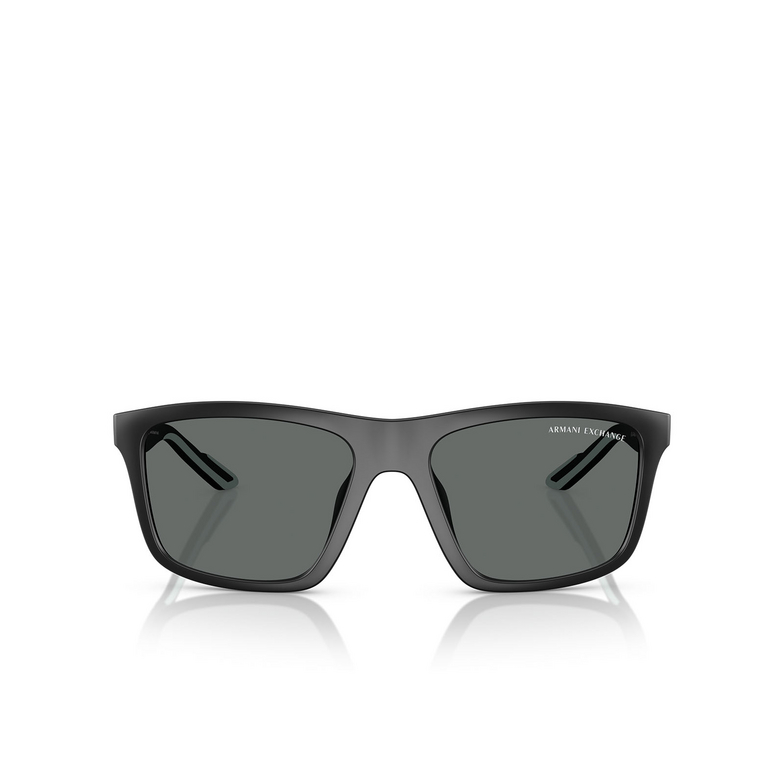 Lunettes de soleil Armani Exchange AX4149SU 805887 matte black - 1/3