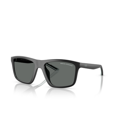 Lunettes de soleil Armani Exchange AX4149SU 805887 matte black - Vue trois quarts