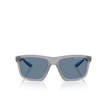 Lunettes de soleil Armani Exchange AX4149SU 836380 matt opalescent grey - Vue de face