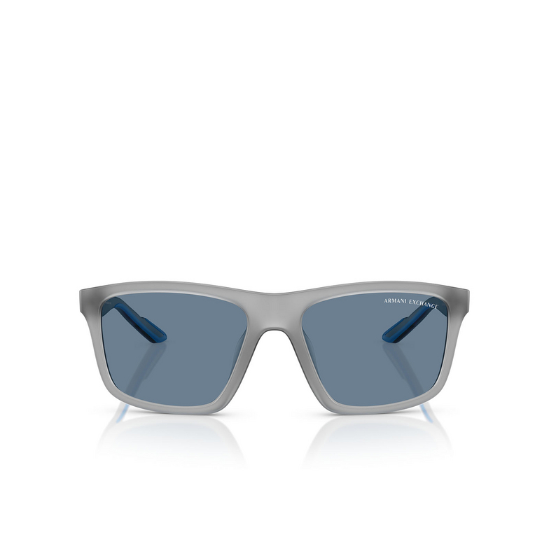 Lunettes de soleil Armani Exchange AX4149SU 836380 matt opalescent grey - 1/3