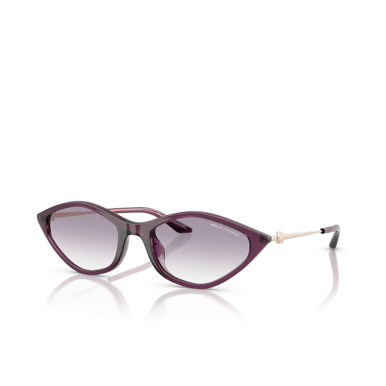 Gafas de sol Armani Exchange AX4152SU 836979 opalescent purple - 2/3