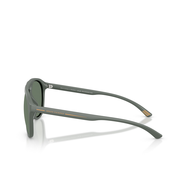 Occhiali da sole Armani Exchange AX4156SU 837771 matte dark green - 3/3