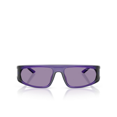 Lunettes de soleil Armani Exchange AX4159SU 8385AK shiny transparent violet - Vue de face