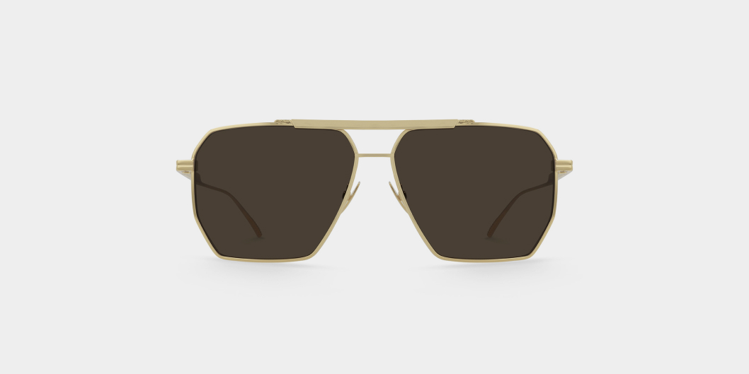 Bottega Veneta BV1012S squared aviators