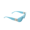 Lunettes de soleil Balenciaga BB0095S 026 blue - Vignette du produit 2/4