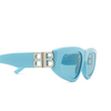 Balenciaga BB0095S Sunglasses 026 blue - product thumbnail 3/4