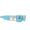 Lunettes de soleil Balenciaga BB0096S 025 blue - Vignette du produit 3/4