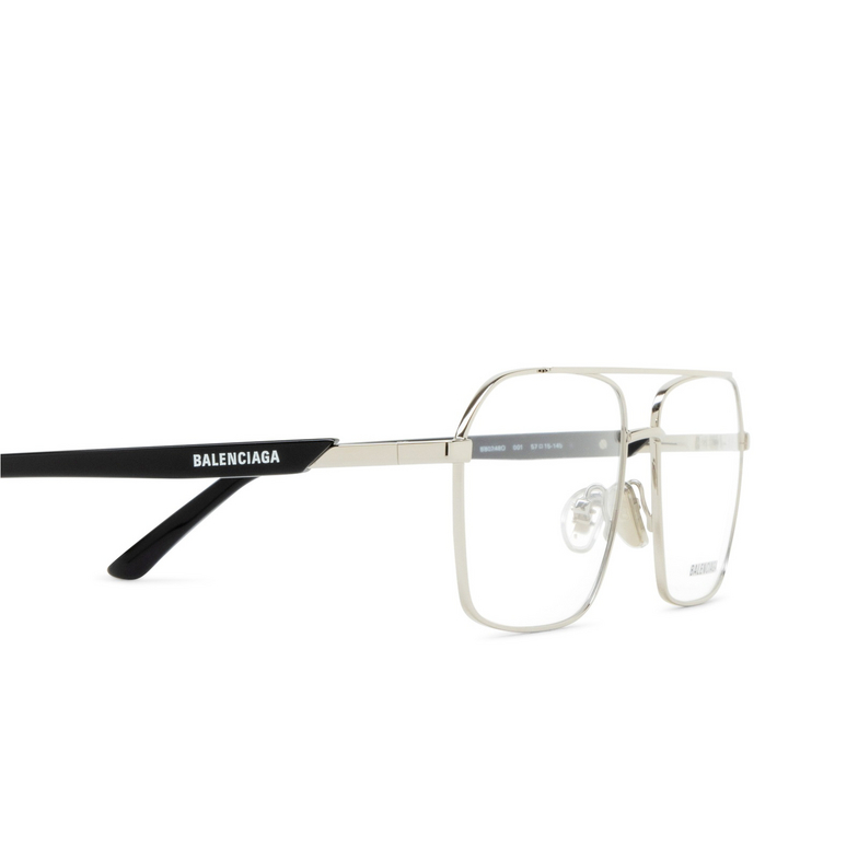 Lunettes de vue Balenciaga BB0248O 001 silver - 3/4