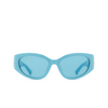 Lunettes de soleil Balenciaga BB0324SK 013 blue - Vignette du produit 1/4