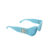 Lunettes de soleil Balenciaga BB0324SK 013 blue - Vignette du produit 2/4