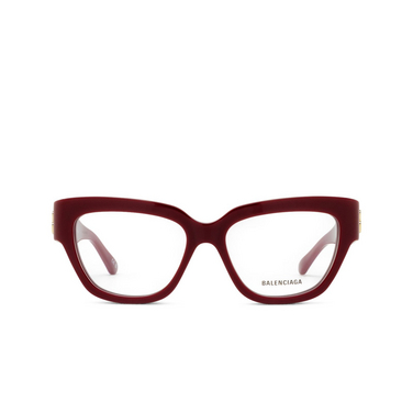 Lunettes de vue Balenciaga BB0326O 004 burgundy - Vue de face