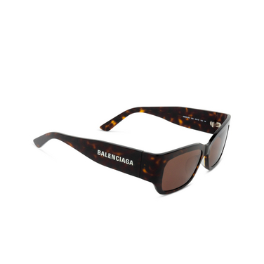 Lunettes de soleil Balenciaga BB0331SK 002 havana - Vue trois quarts