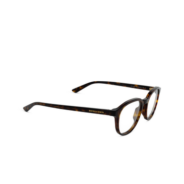 Gafas graduadas Bottega Veneta BV1312O 002 havana - Vista tres cuartos