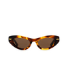 Lunettes de soleil Bottega Veneta BV1350S 002 havana - Vignette du produit 1/4