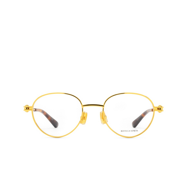 Lunettes de vue Bottega Veneta BV1382O 003 gold - Vue de face