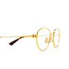 Bottega Veneta BV1382O Eyeglasses 003 gold - product thumbnail 3/4