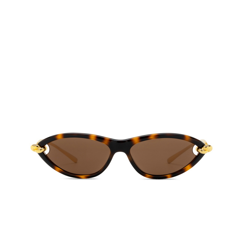 Bottega Veneta BV1390S Sunglasses 002 havana - 1/4