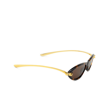 Gafas de sol Bottega Veneta BV1390S 002 havana - Vista tres cuartos