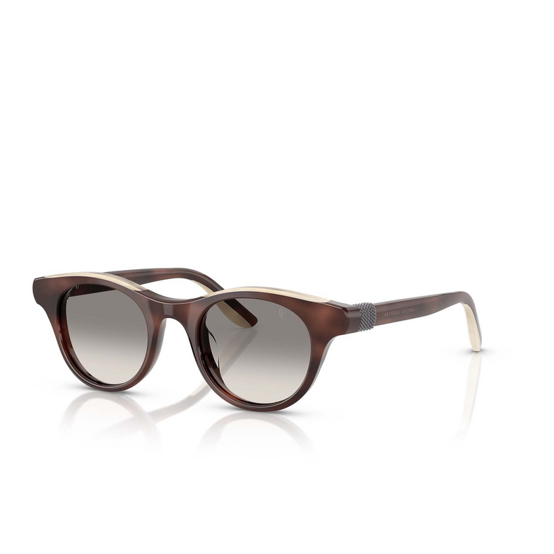Lunettes de soleil Brunello Cucinelli PIGALLE 101632 havana ortensia - 2/3