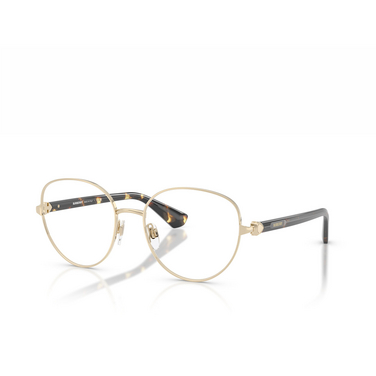 Gafas graduadas Burberry BE1394 1109 light gold - Vista tres cuartos
