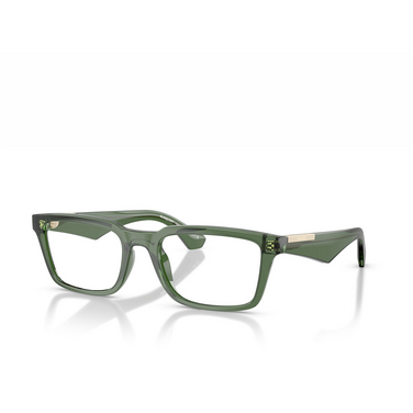 Gafas graduadas Burberry BE2428U 4174 green - Vista tres cuartos