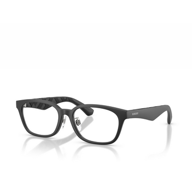 Gafas graduadas Burberry BE2436D 3464 matte black - Vista tres cuartos