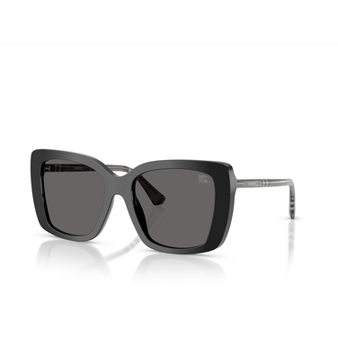 Burberry BE4456 Sunglasses 416587 black - three-quarters view