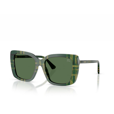 Gafas de sol Burberry BE4456 416971 check green - Vista tres cuartos