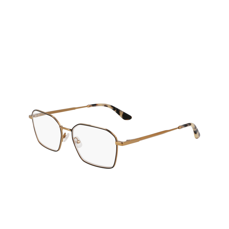Calvin Klein CK24104 Eyeglasses 781 amber gold / black - 3/4