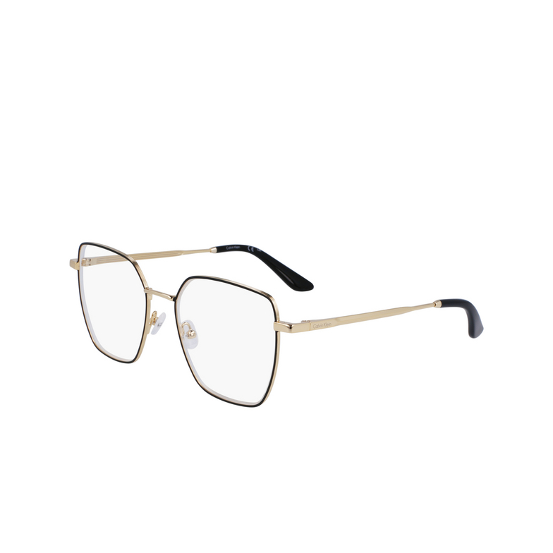 Lunettes de vue Calvin Klein CK24105 711 	 gold / black - 3/4