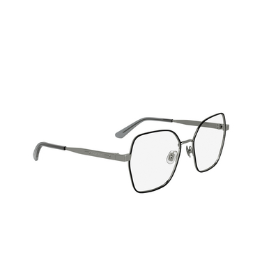 Occhiali da vista Calvin Klein CK24112 041 silver / black - tre quarti