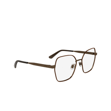 Occhiali da vista Calvin Klein CK24112 783 amber gold / nude - tre quarti