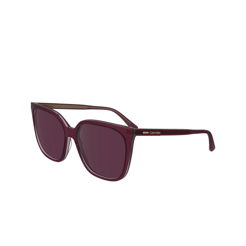 Calvin Klein CK24509S Sunglasses 613 cherry / rose - 3/4
