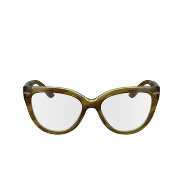 Lunettes de vue Calvin Klein CK24514 216 striped brown / yellow - Vue de face