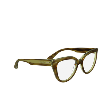 Lunettes de vue Calvin Klein CK24514 216 striped brown / yellow - Vue trois quarts