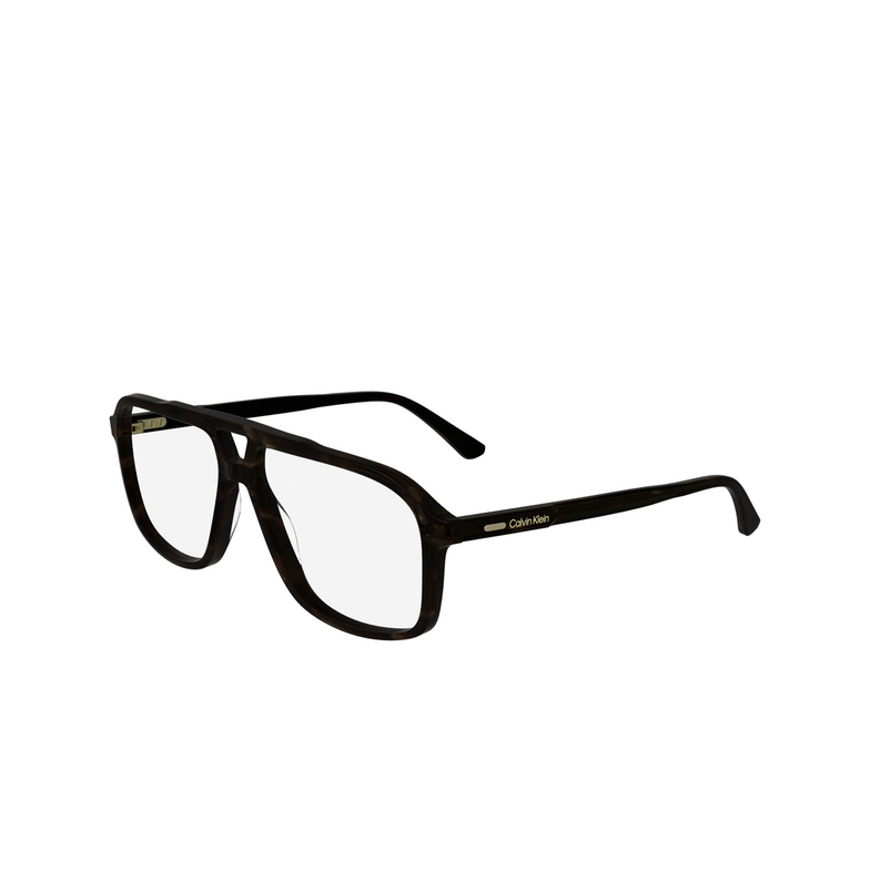 Lunettes de vue Calvin Klein CK24518 220 brown havana - 3/4