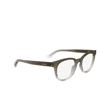 Occhiali da vista Calvin Klein CK24522 036 gradient grey - tre quarti